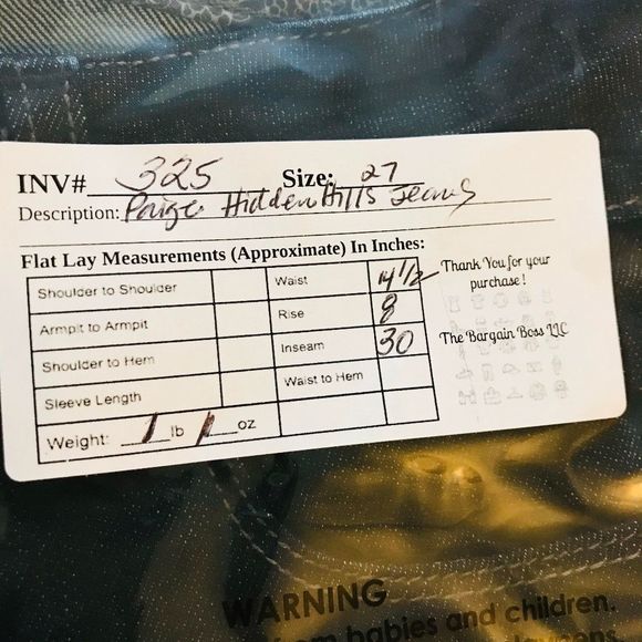 Paige Hidden Hills Jeans - Picture 7 of 7